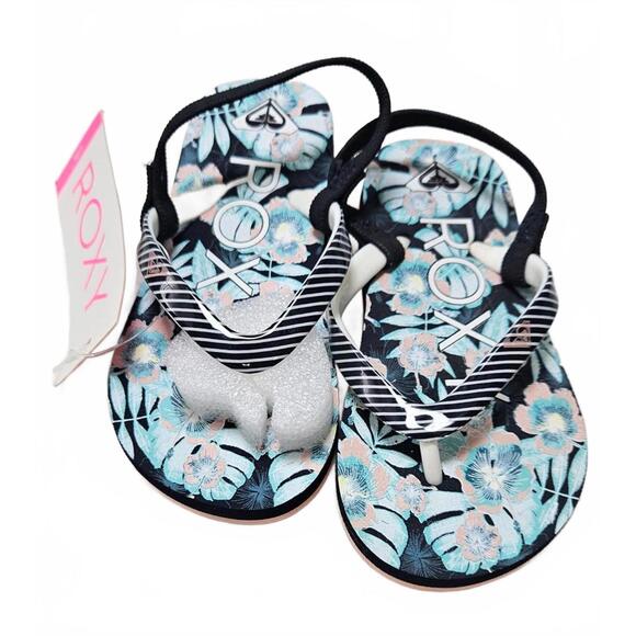 Roxy Toddler Girls TW Pebbles VI Floral Pattern Sport Sandals Size 9 - Picture 1 of 6